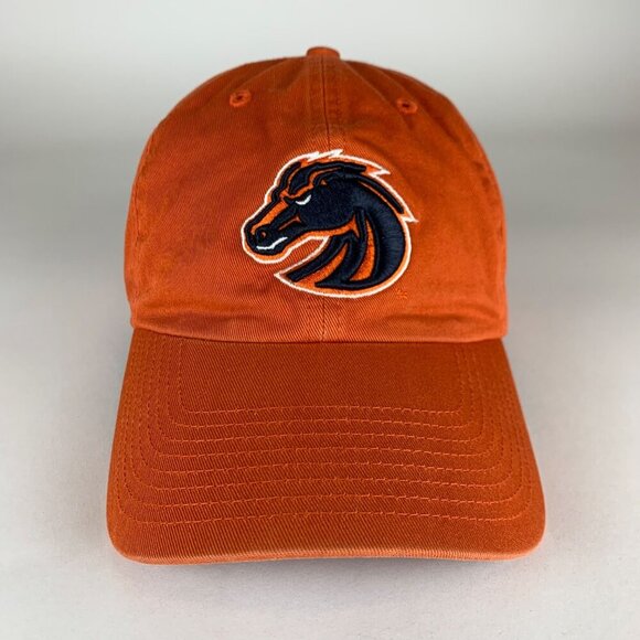 Boise State Broncos Vintage Orange Twins Enterprise Franchise Fitted Hat Medium - Picture 2 of 5